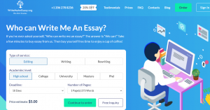 WriteMeAnEssay.org is a website that help me take my online exam. It an a re-known online exam taker.