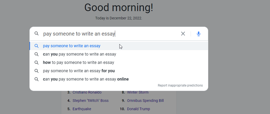 write an essay for me Yahoo